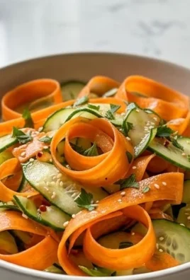 Carrot and Cucumber Ribbon Salad