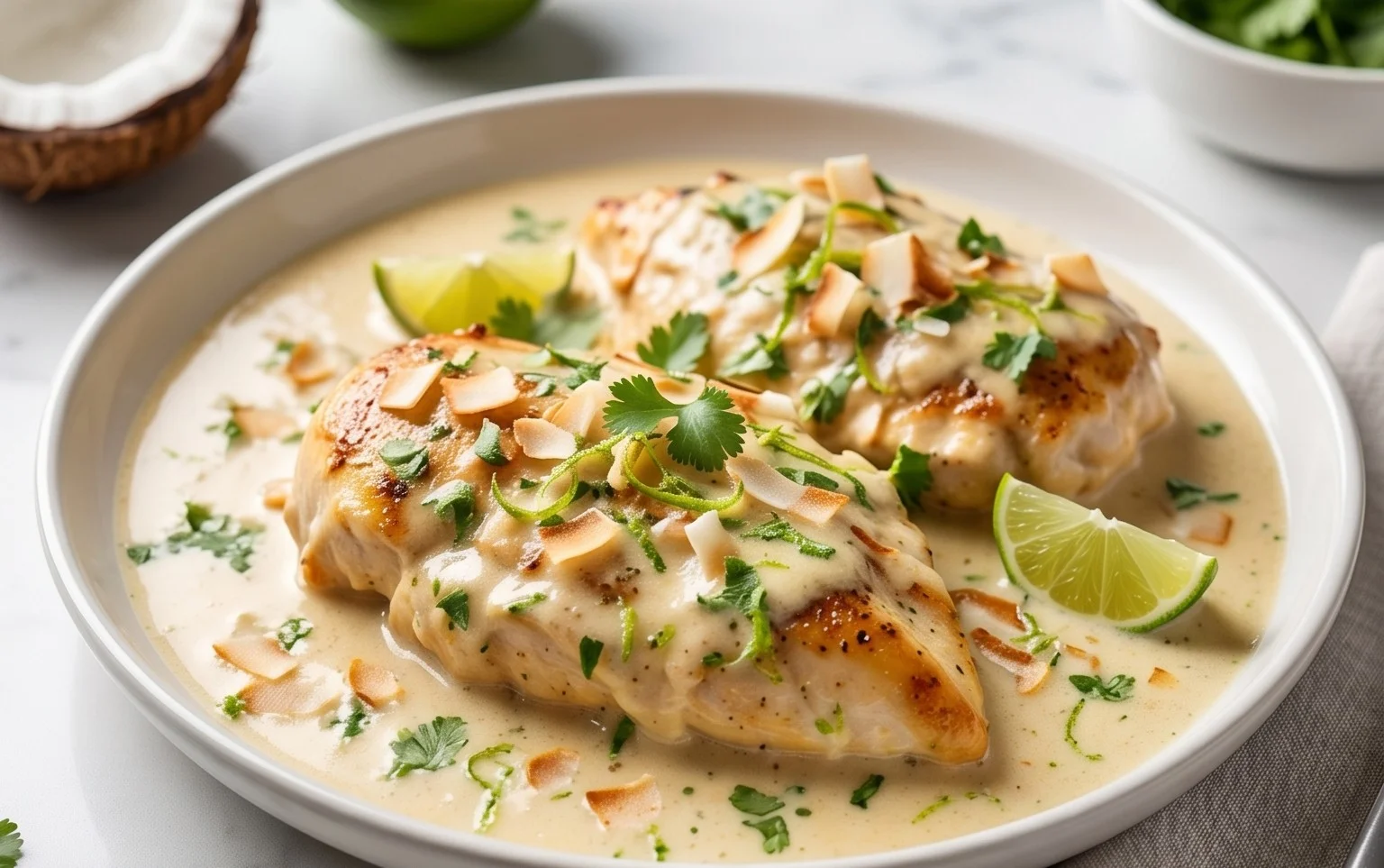 Creamy Coconut Lime Chicken