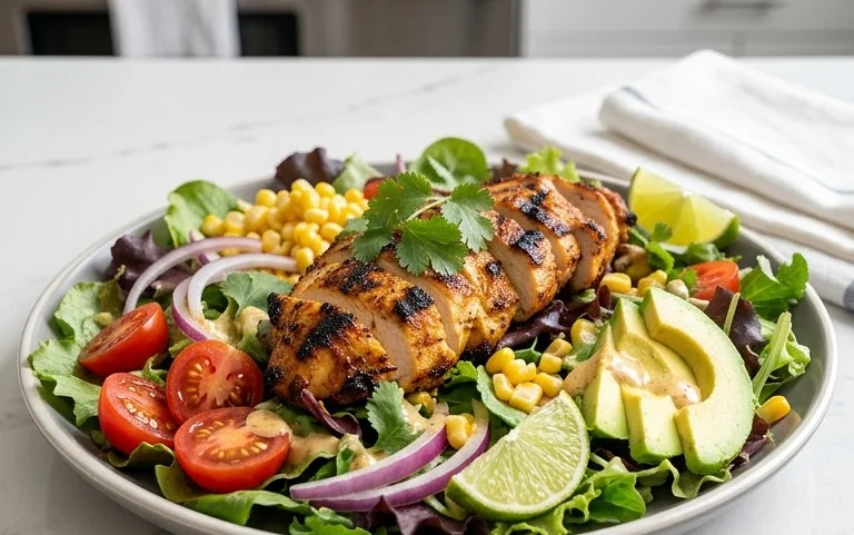 Peruvian Grilled Chicken Salad
