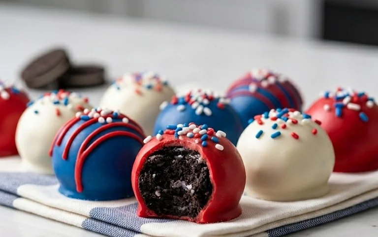 Patriotic Oreo Balls