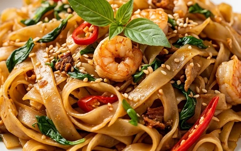 Drunken noodles