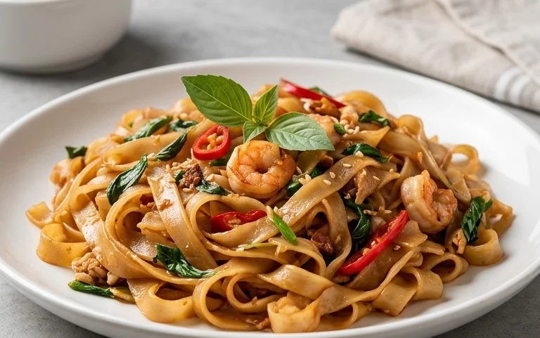 Drunken noodles
