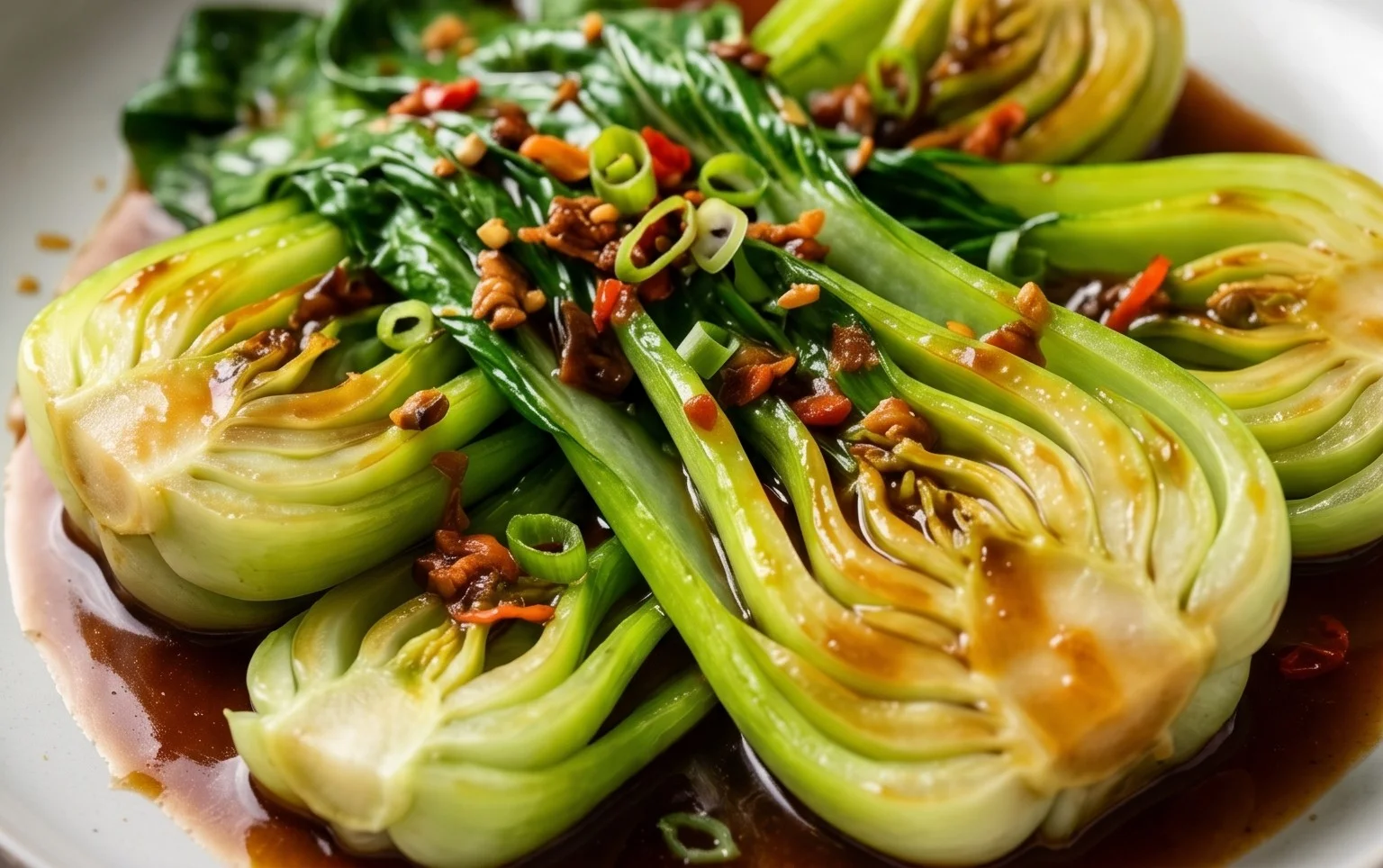 Bok Choy with Oyster Sauce