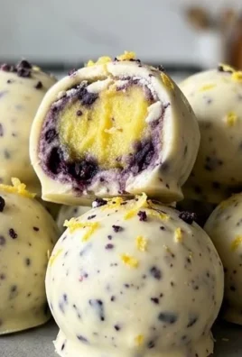 LEMON BLUEBERRY TRUFFLES