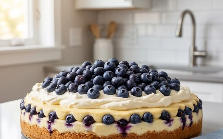 Nova Scotia Blueberry Cream Cake
