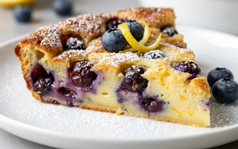 Lemon Blueberry Clafoutis