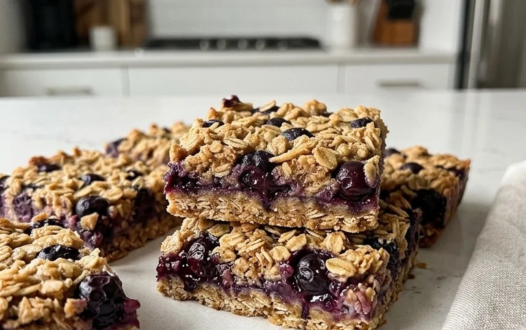 Blueberry Oatmeal Bars