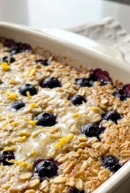 Lemon Blueberry Baked Oats