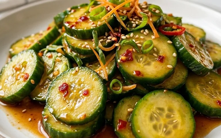 Spicy Asian Cucumber Salad