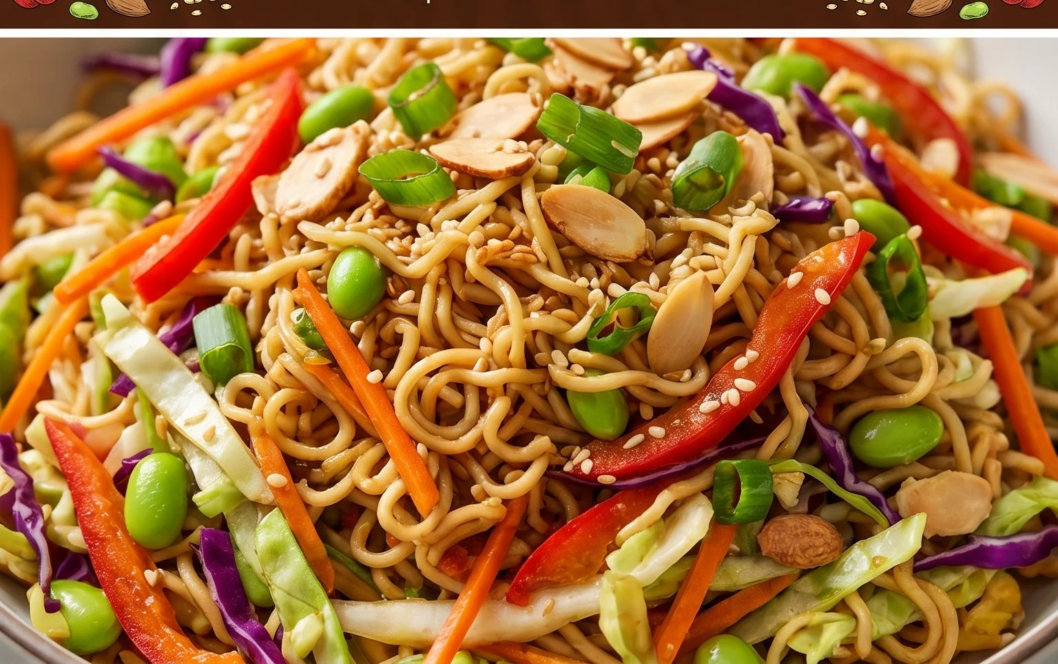 Crunchy Asian Ramen Noodle Salad Recipe