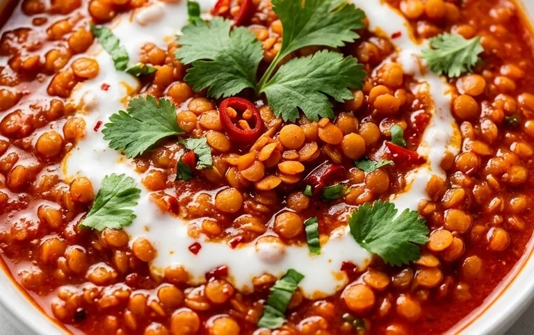 Spicy Red Lentil Curry