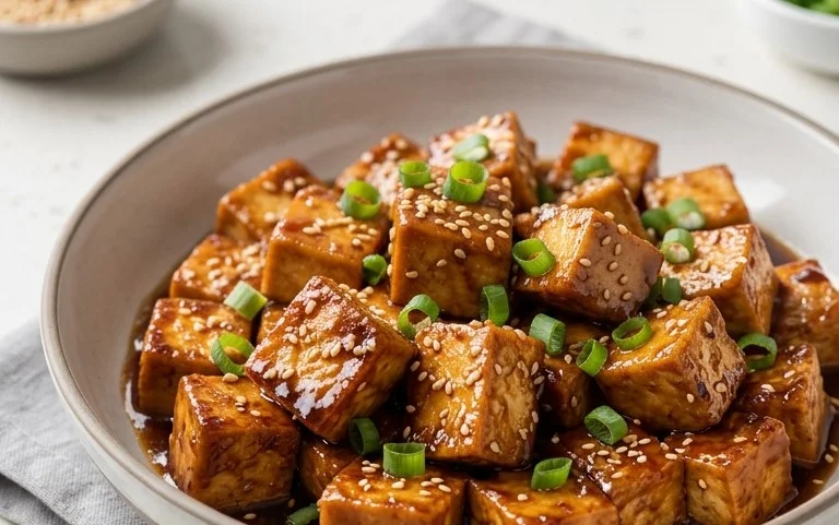Honey Garlic Tofu