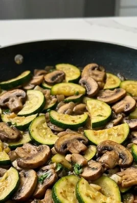 Skillet Zucchini and Mushrooms
