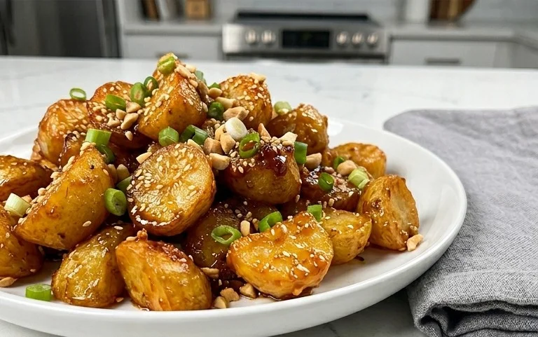 Crispy Honey Chilli Potatoes