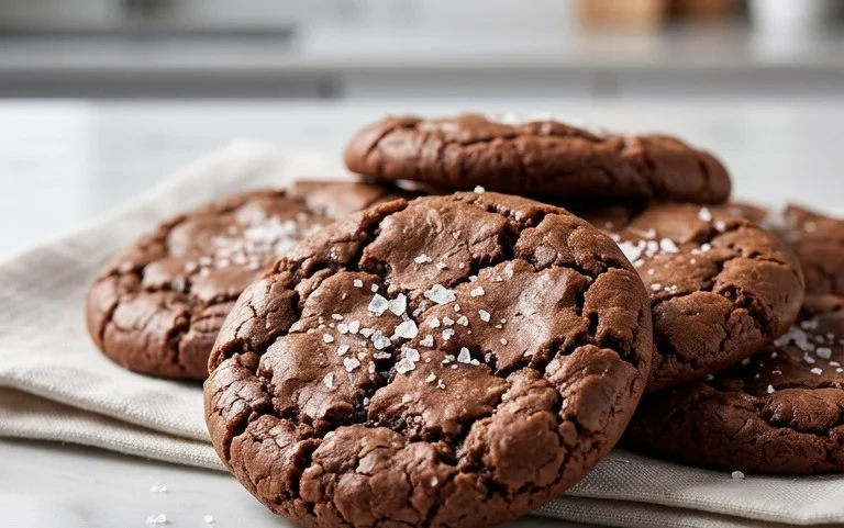 Salted Brownie Cookies