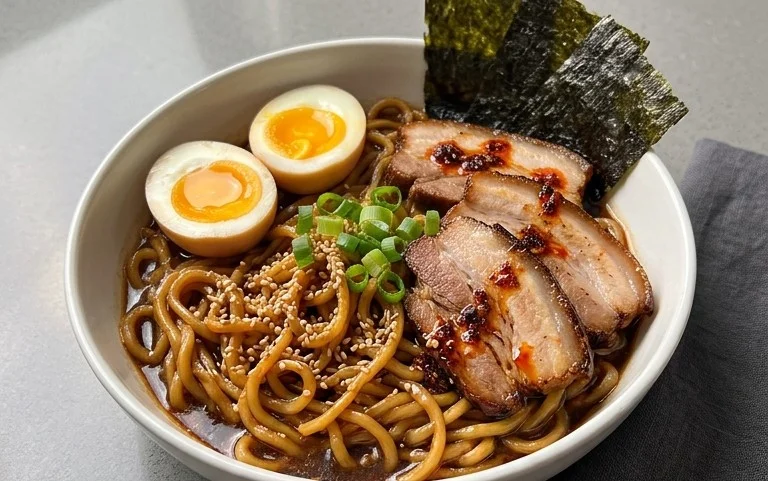 Easy Saucy Ramen Noodles
